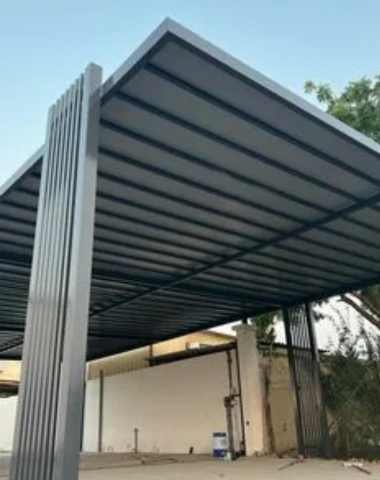 مظلات وسواتر حديد